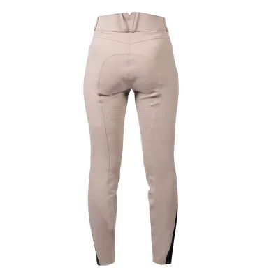 Bryczesy jeździeckie damskie HKM Pearl City beż 34
