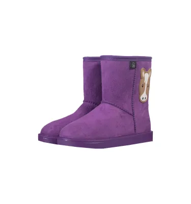 Buty stajenne wodoodporne dla dzieci Davos Amina ciemny lila 30