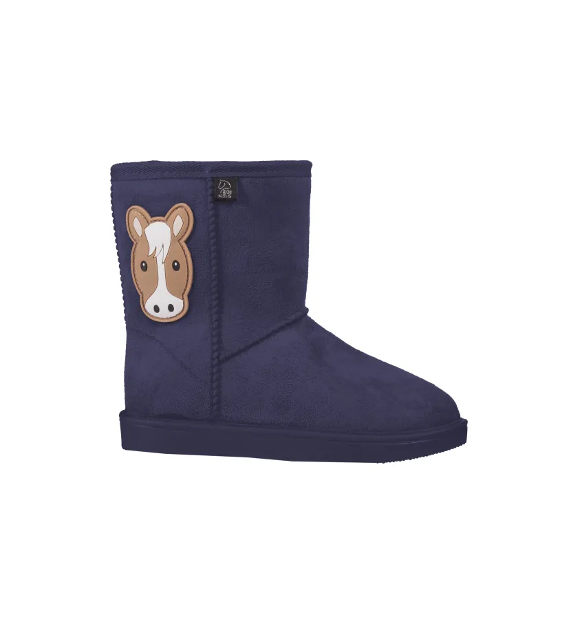 Buty stajenne wodoodporne dla dzieci Davos Amina ciemny lila 30