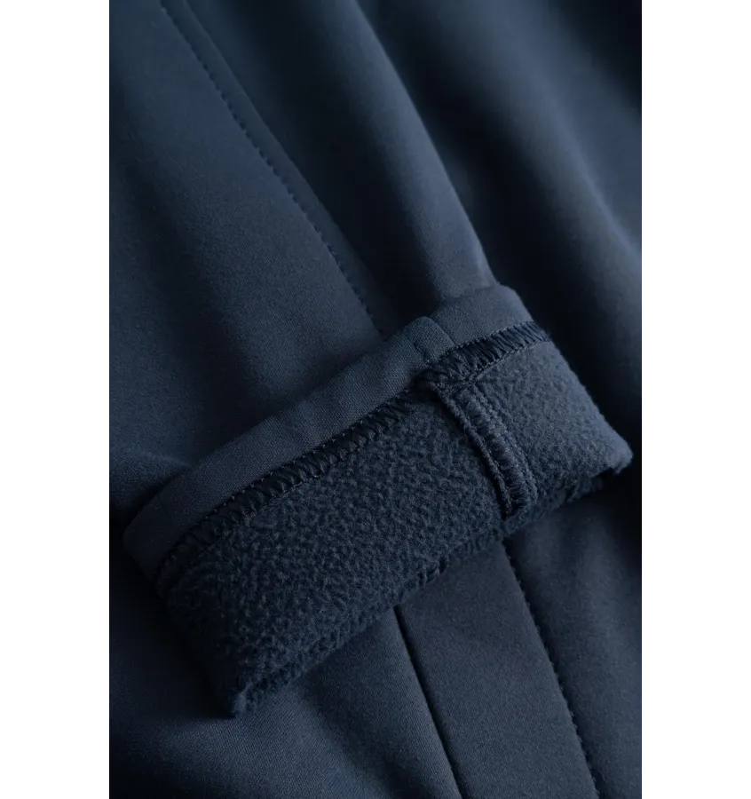 Legginsy jeździeckie zimowe Thermo granat 32