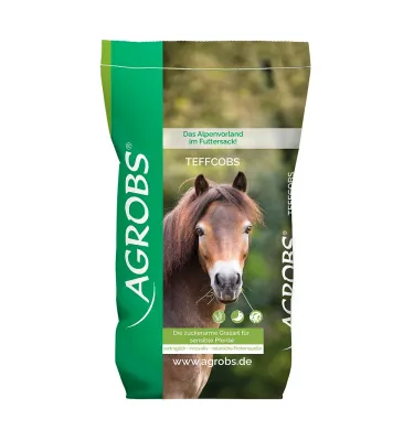 AGROBS® Teffcobs niskocukrowe trawokulki z miłki abisyńskiej 20 kg
