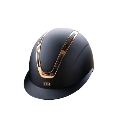 Kask jeździecki HKM Kaida L 58-60 czarny/róż