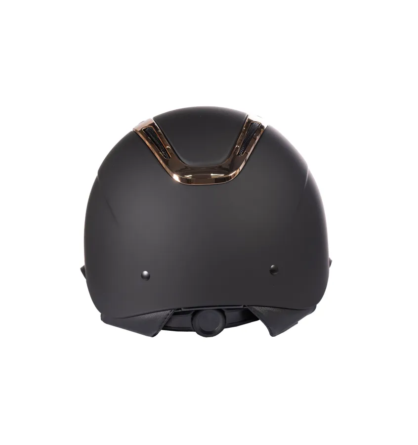 Kask jeździecki HKM Kaida L 58-60 czarny/róż