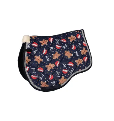 Czaprak świąteczny HKM X-Mas granatowy