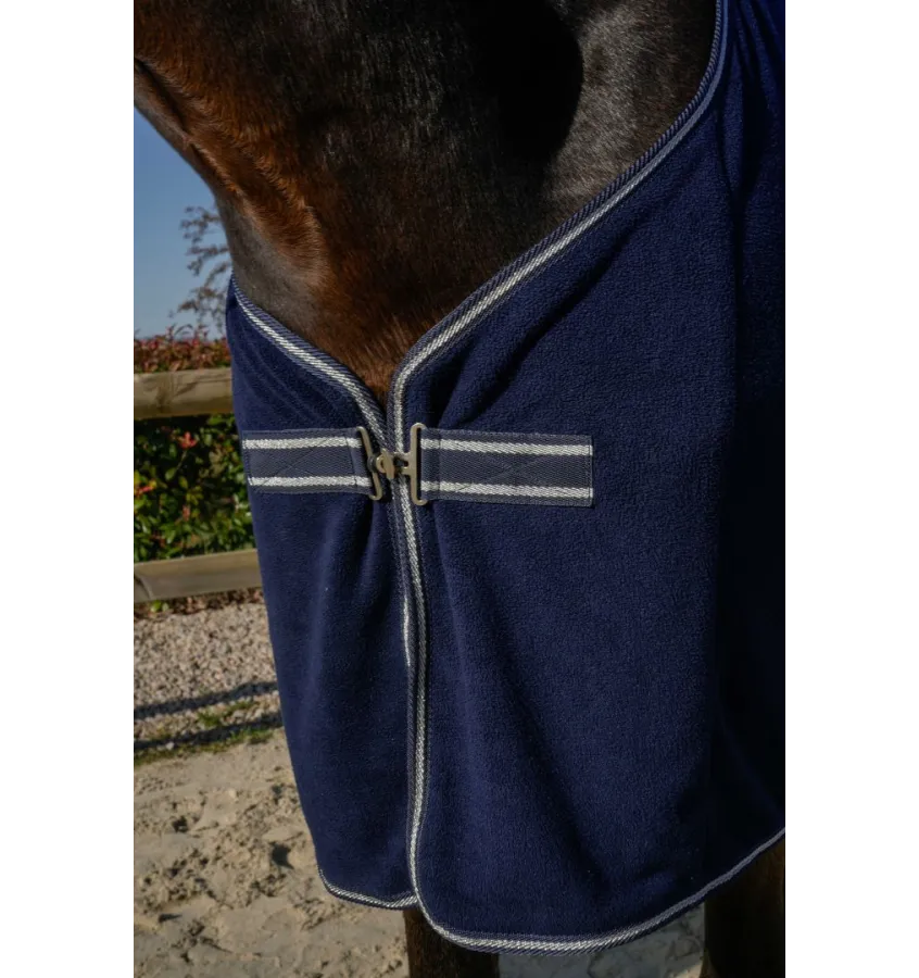 Derka polarowa dla konia Equitheme Glitter granat 125