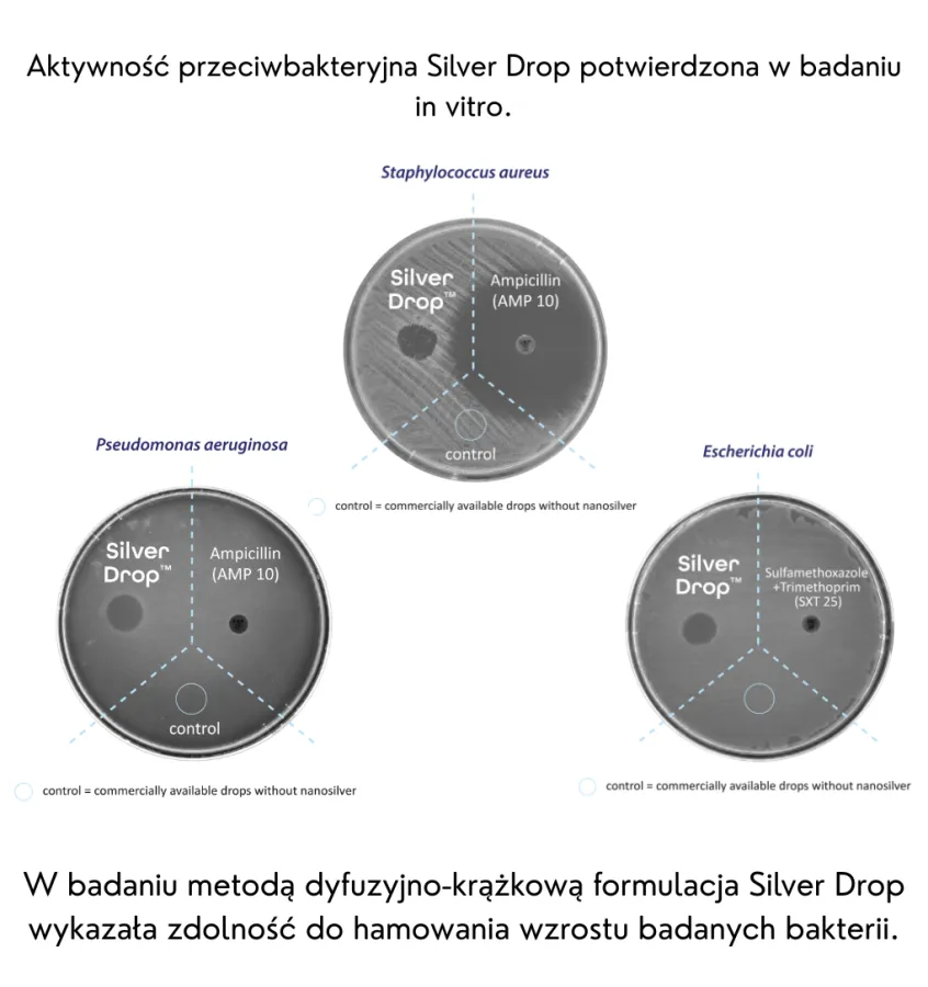 HIPPOVET PHARMACY SILVER DROP krople do oczu psa i kota z nanosrebrem o właściwościach bakteriostatycznych