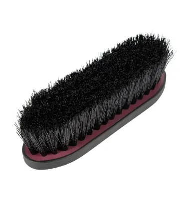 Podłużna szczotka do konia HKM Soft bordo