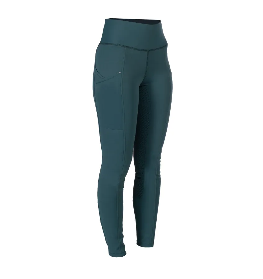 Legginsy jeździeckie Cosy II dziecięce PETROL 122/128