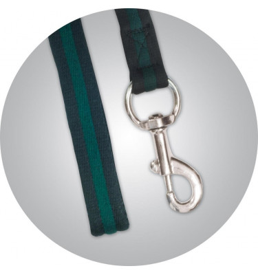 Lonża bawełniana granatowo-błękitna