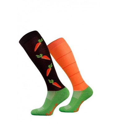Podkolanówki podkoniówki Marchew