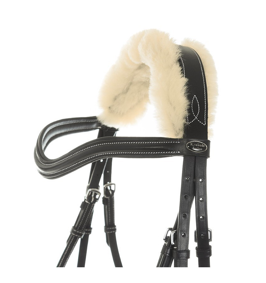 Ogłowie Ivy z futerkiem