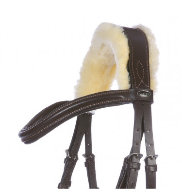 Ogłowie Ivy z futerkiem