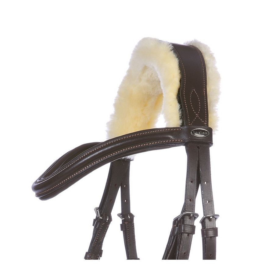 Ogłowie Ivy z futerkiem