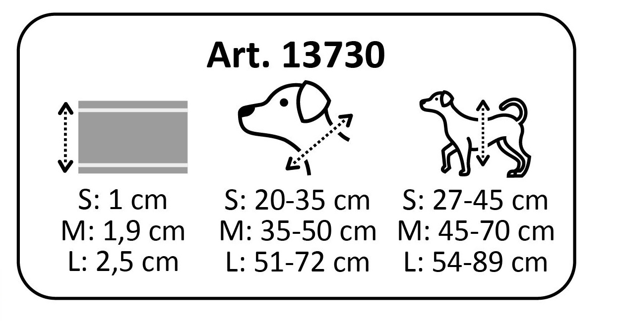Szelki dla psa rozmiary