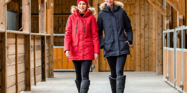 Zimowy strój do jazdy konnej 